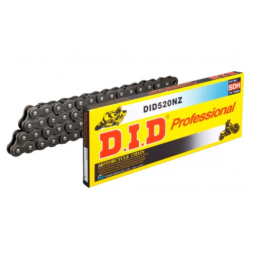DID #520 NZ Super Non O-Ring EX/HD 120L FJ - Clip BK