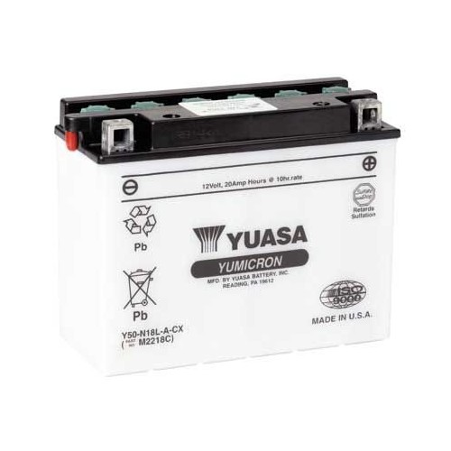 YUASA 12 VOLT YUMICRON BATTERY Y50-N18L-ACX