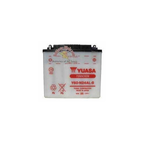 YUASA 12 VOLT YUMICRON BATTERY Y60-N24AL-B