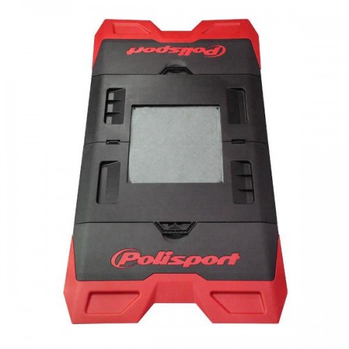 POLISPORT Foldable Bike Mat Red/Blk