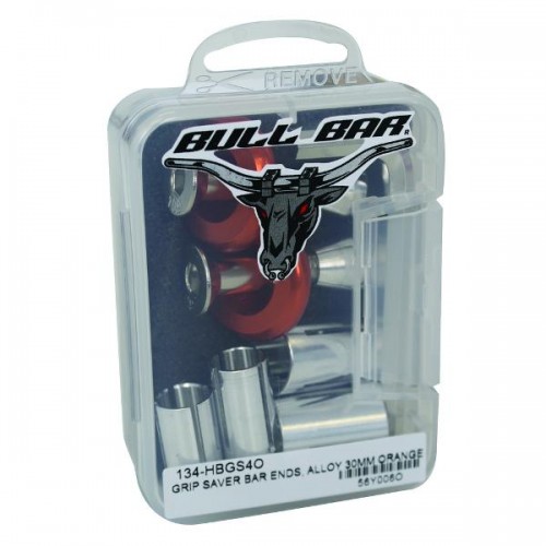 Handlebar Ends Alloy 30mm Orange