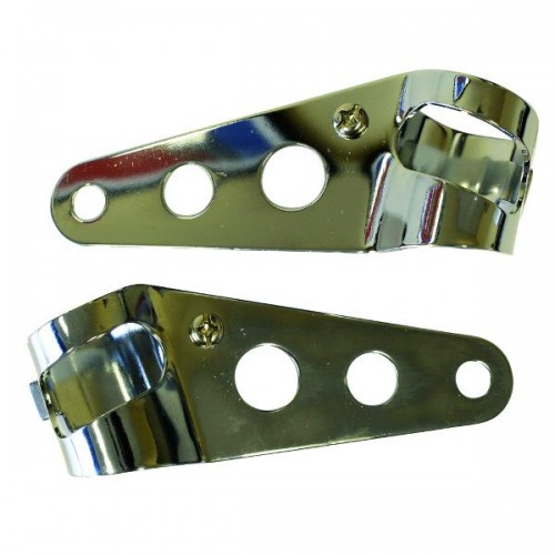 Headlight Bracket Universal Chrome