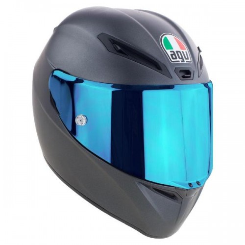 AGV Visor Scratch Res Irid Blue Race 2
