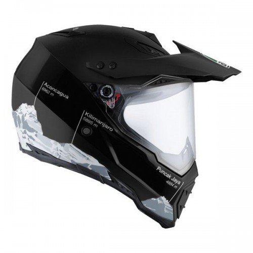 AGV AX-8 Dual Evo Wild Frontier Black/White