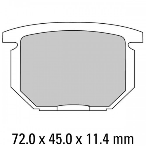FERODO Brake Disc Pad Set FDB217P