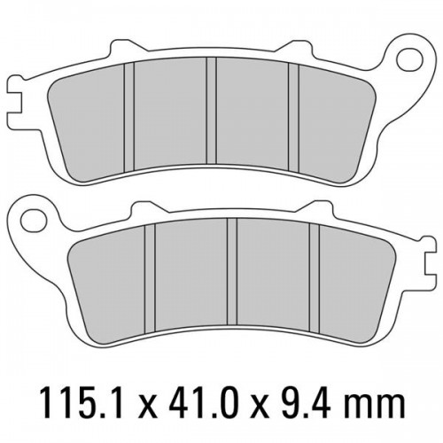 FERODO Brake Disc Pad Set - FDB2075 EF
ECO Friction Compound - Non Sinter for Road