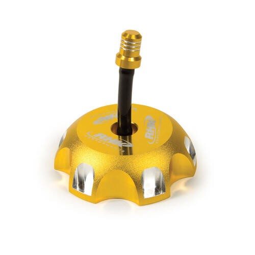 RHK Honda Gold Alloy Tank Cap CRF R-X 250-450/XR 250-400 ALL