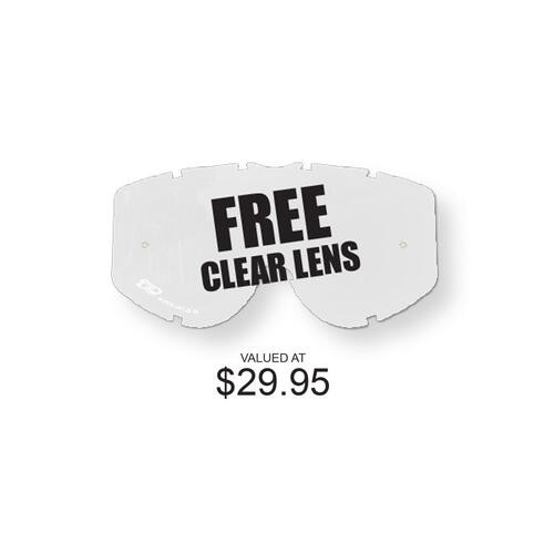 Progrip Menace 3404 White Goggles